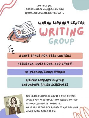 WLC Teen Writing Group Looking for New Members! Thumbnail